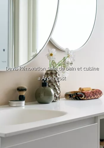 Devis Rénovation salle de bain et cuisine a Ardengost