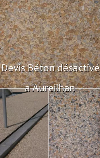 Devis Béton désactivé a Aureilhan