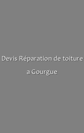 Devis Réparation de toiture a Gourgue