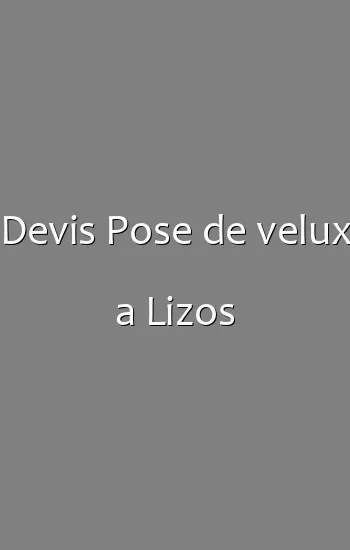 Devis Pose de velux a Lizos
