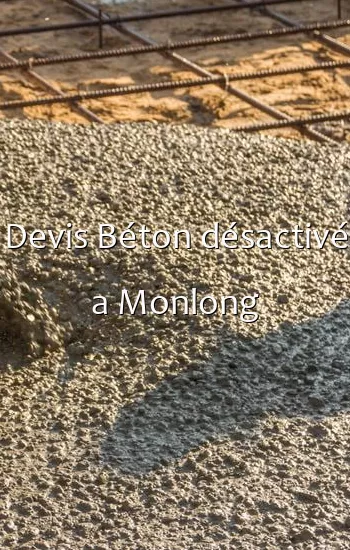 Devis Béton désactivé a Monlong