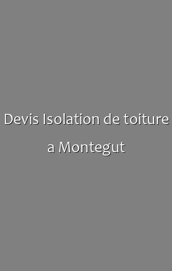 Devis Isolation de toiture a Montegut