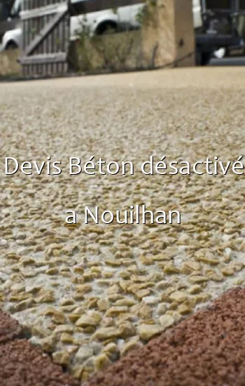 Devis Béton désactivé a Nouilhan