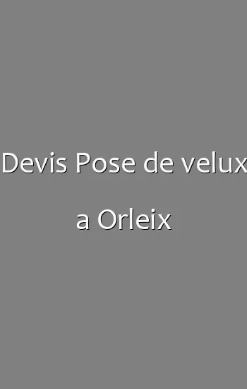 Devis Pose de velux a Orleix