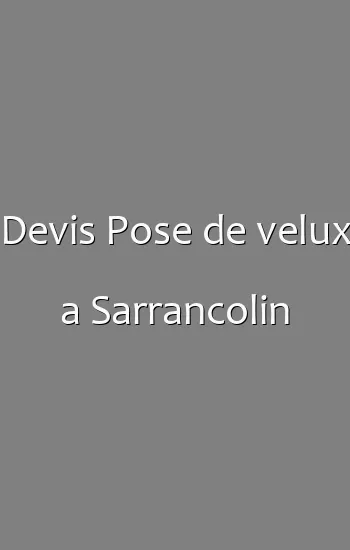 Devis Pose de velux a Sarrancolin
