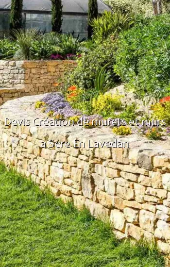 Devis Création de murets et murs a Sere En Lavedan
