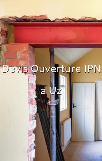 Devis Ouverture IPN a Uz