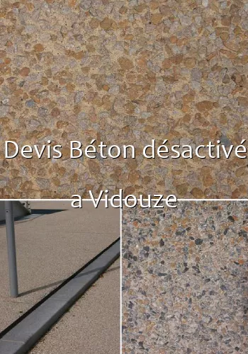 Devis Béton désactivé a Vidouze