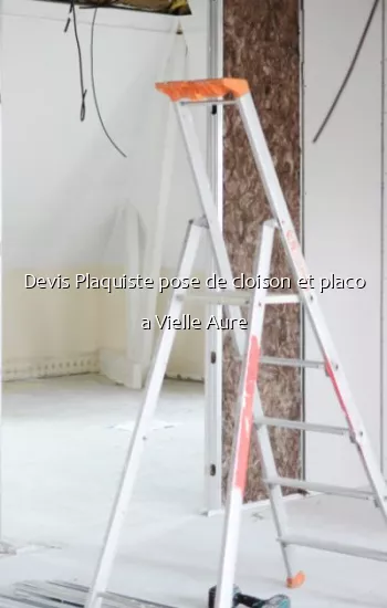 Devis Plaquiste pose de cloison et placo a Vielle Aure